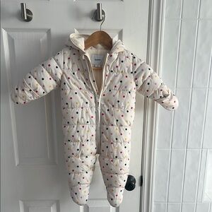 Old Navy Baby Polka Dot One Piece Snowsuit